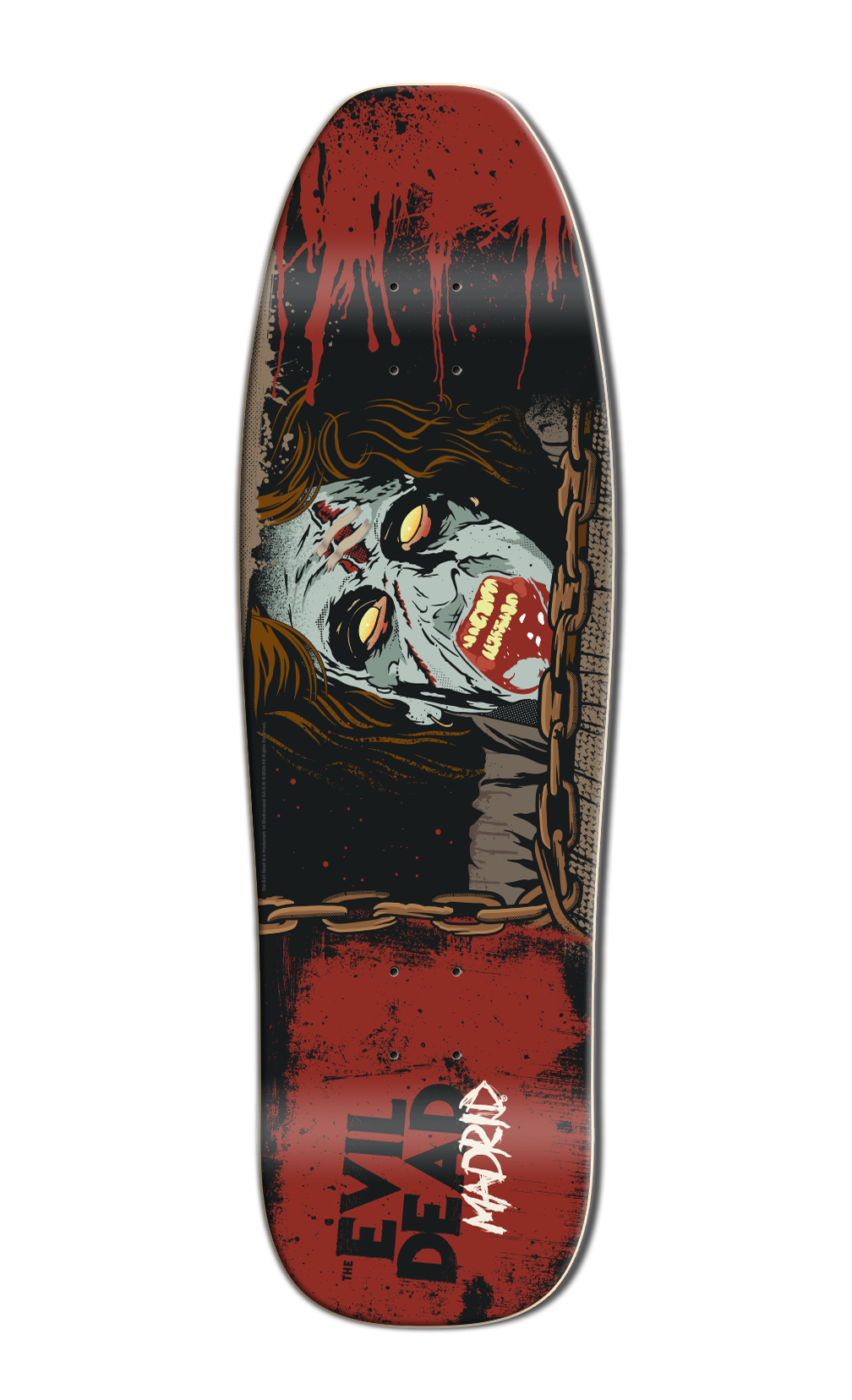 *Pre-Order* The Evil Dead x Madrid 45th Anniversary Cellar 9.5" Skateboard Deck