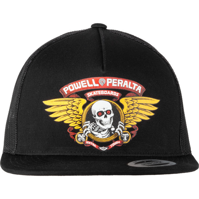 Powell Peralta Winged Ripper Black Trucker Hat