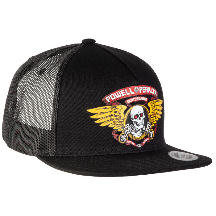 Powell Peralta Winged Ripper Black Trucker Hat