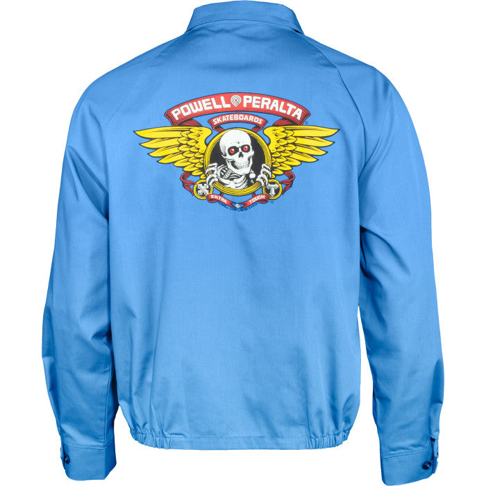 Powell Peralta Winged Ripper Postal Blue Gas Jacket