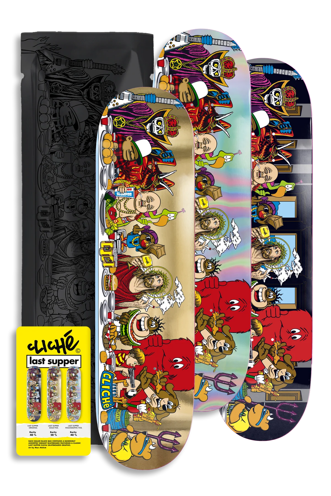 Cliché - Last Supper LTD Blind Bag 8.5" Skateboard Deck
