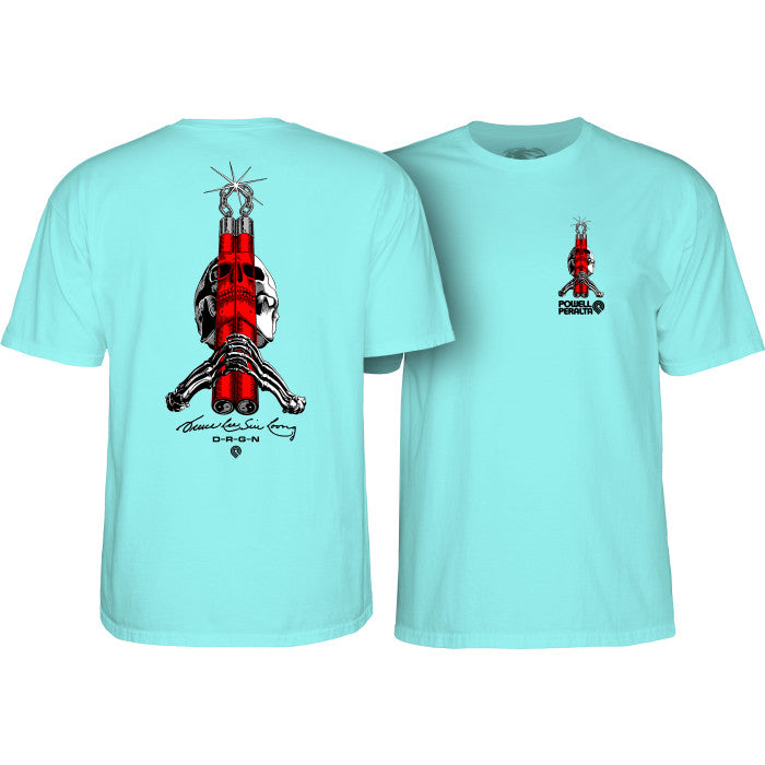 POWELL PERALTA x BRUCE LEE "SKULL & NUNCHUCKS" T-SHIRT