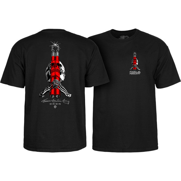 POWELL PERALTA x BRUCE LEE "SKULL & NUNCHUCKS" T-SHIRT