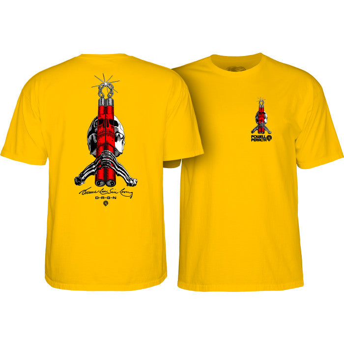 POWELL PERALTA x BRUCE LEE "SKULL & NUNCHUCKS" T-SHIRT