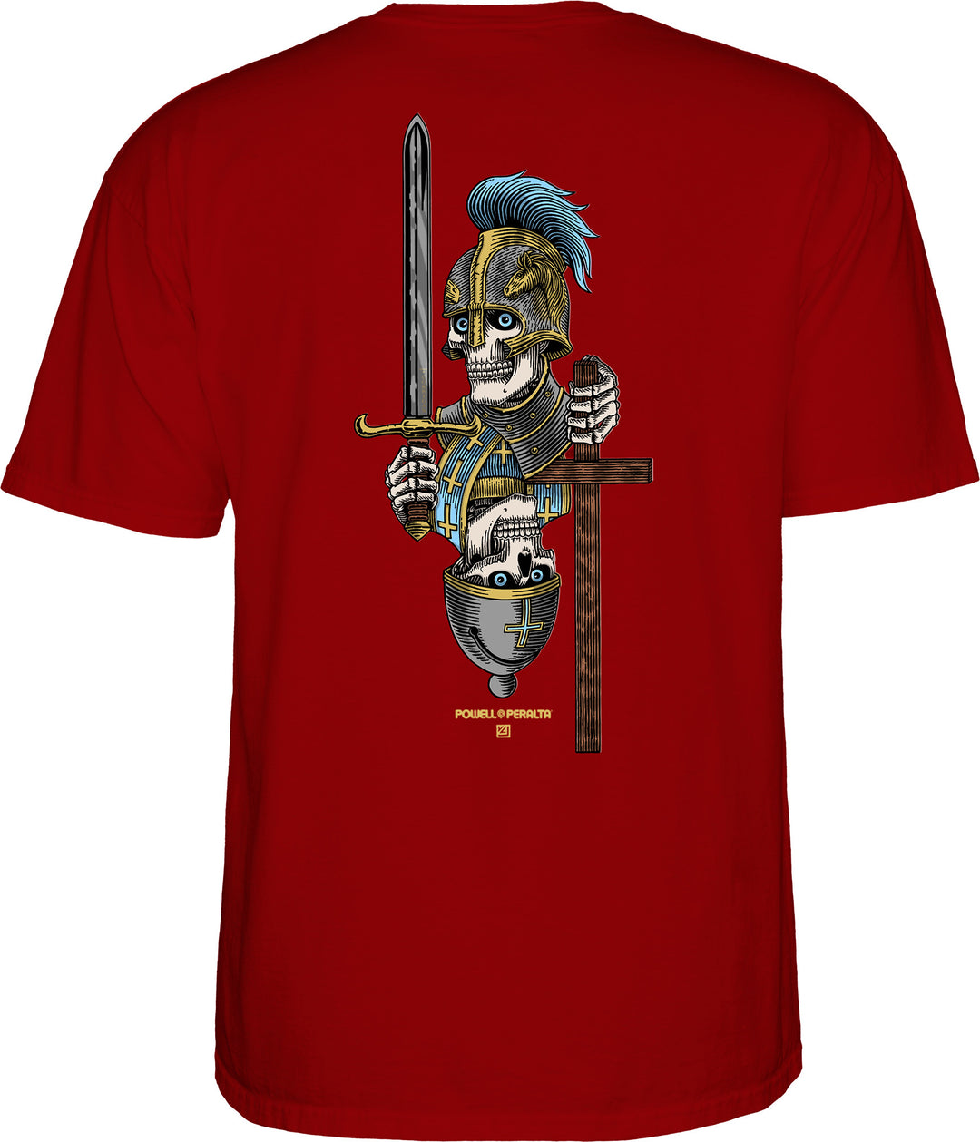 POWELL PERALTA Dan Corrigan Chess Skulls T-SHIRT