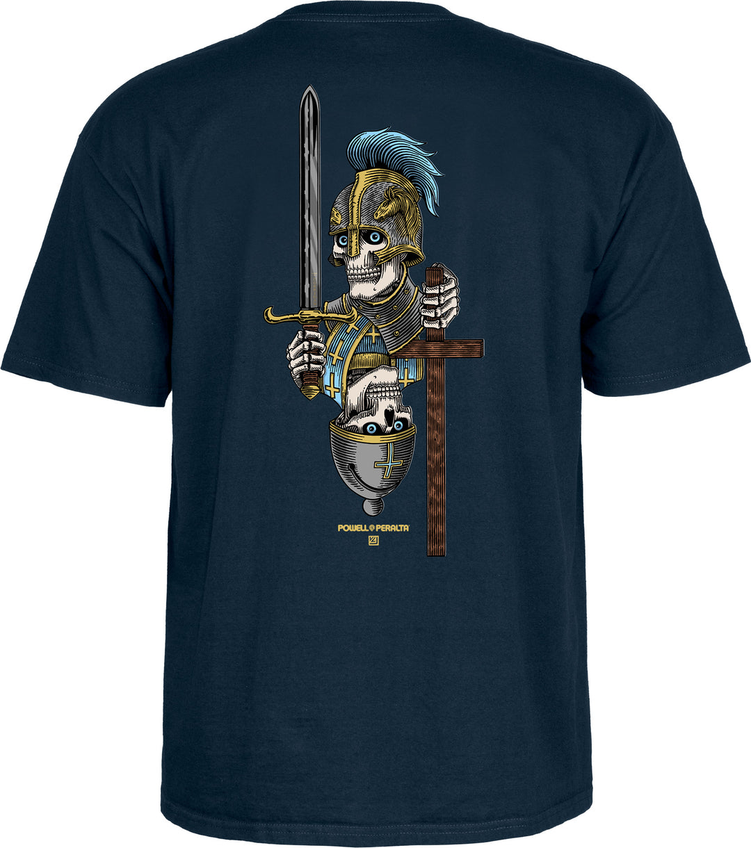 POWELL PERALTA Dan Corrigan Chess Skulls T-SHIRT