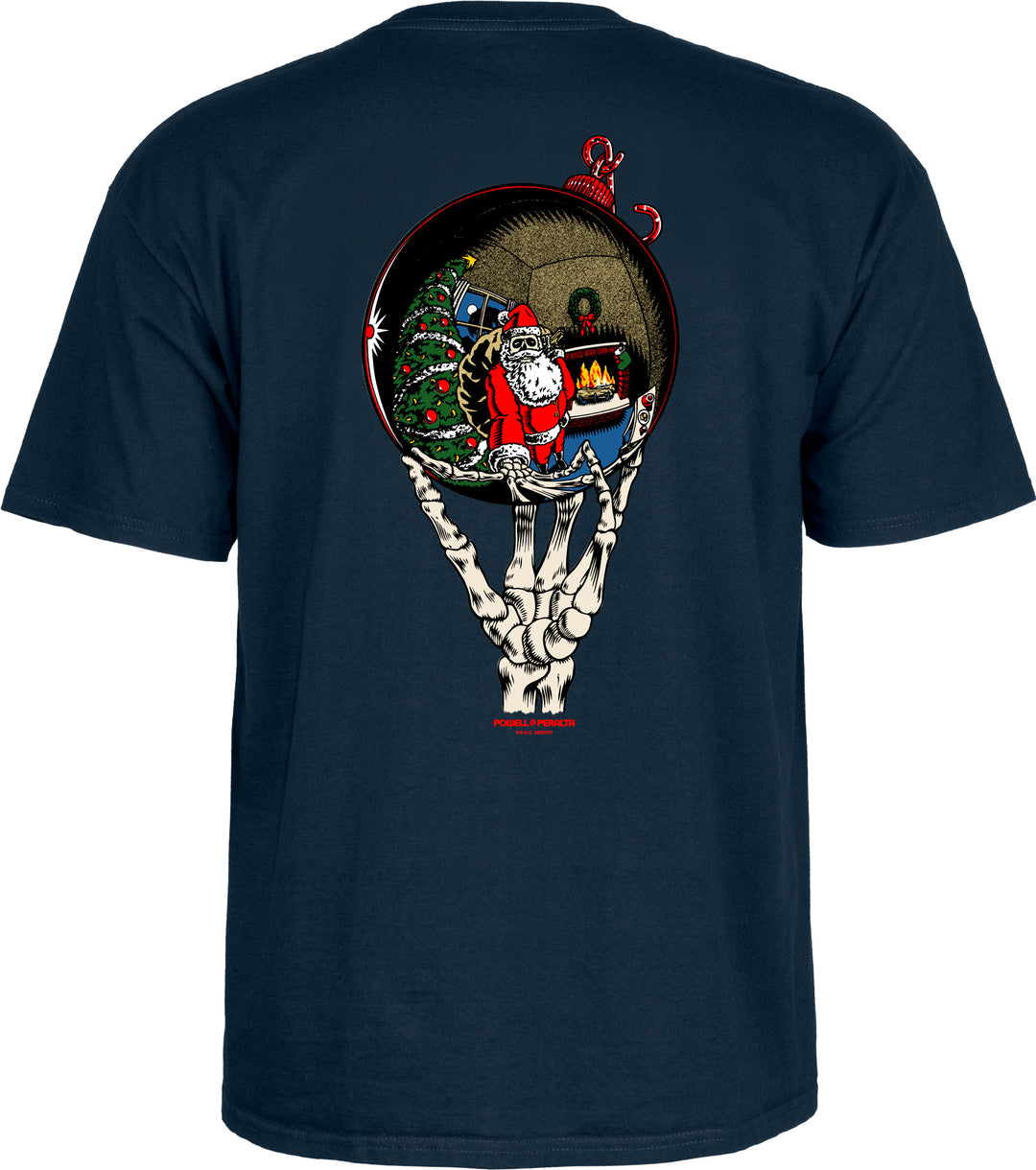 Powell Peralta Holiday 26 Reflection T-Shirt Navy back