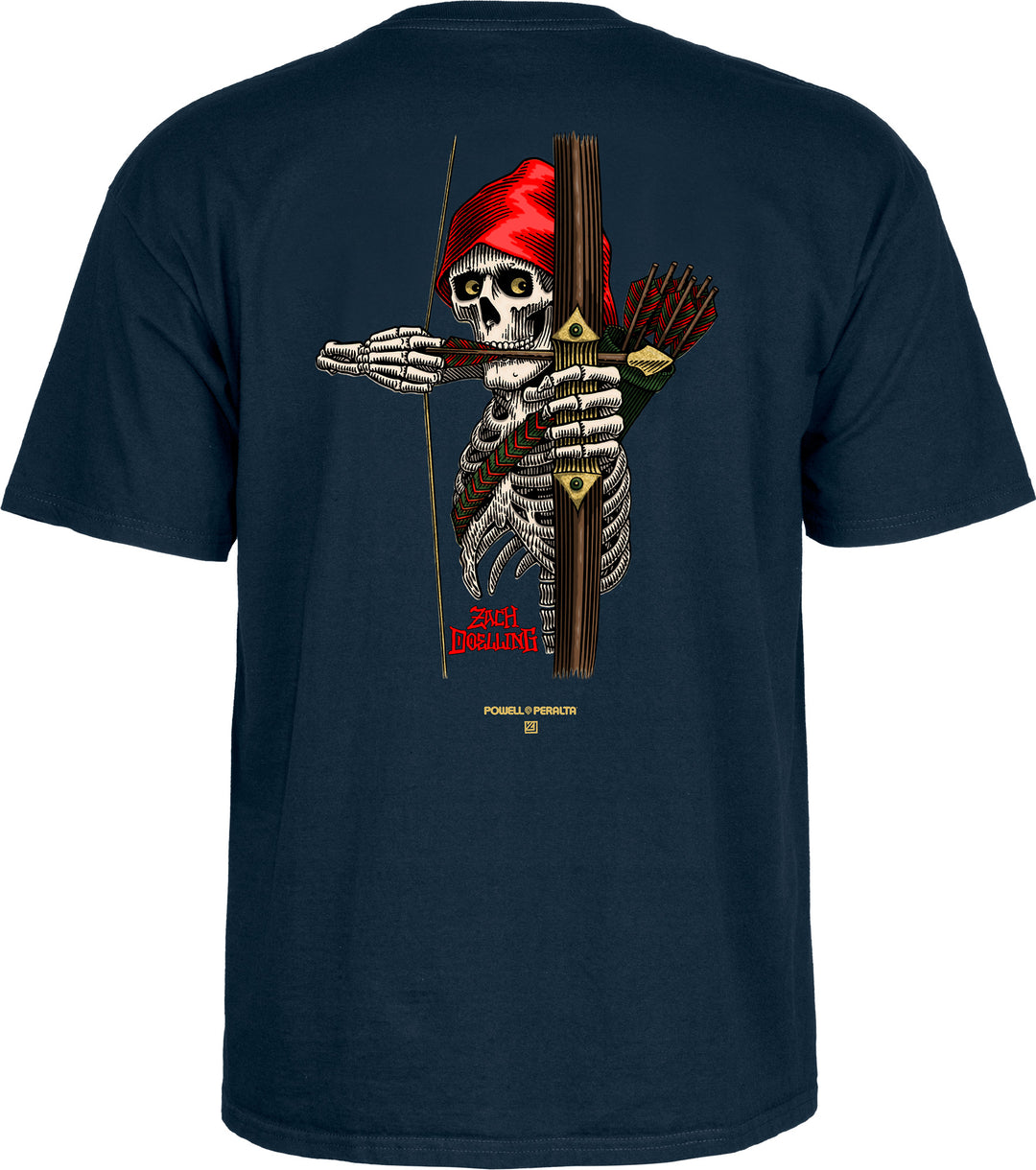 POWELL PERALTA Zach Doelling Archer T-SHIRT
