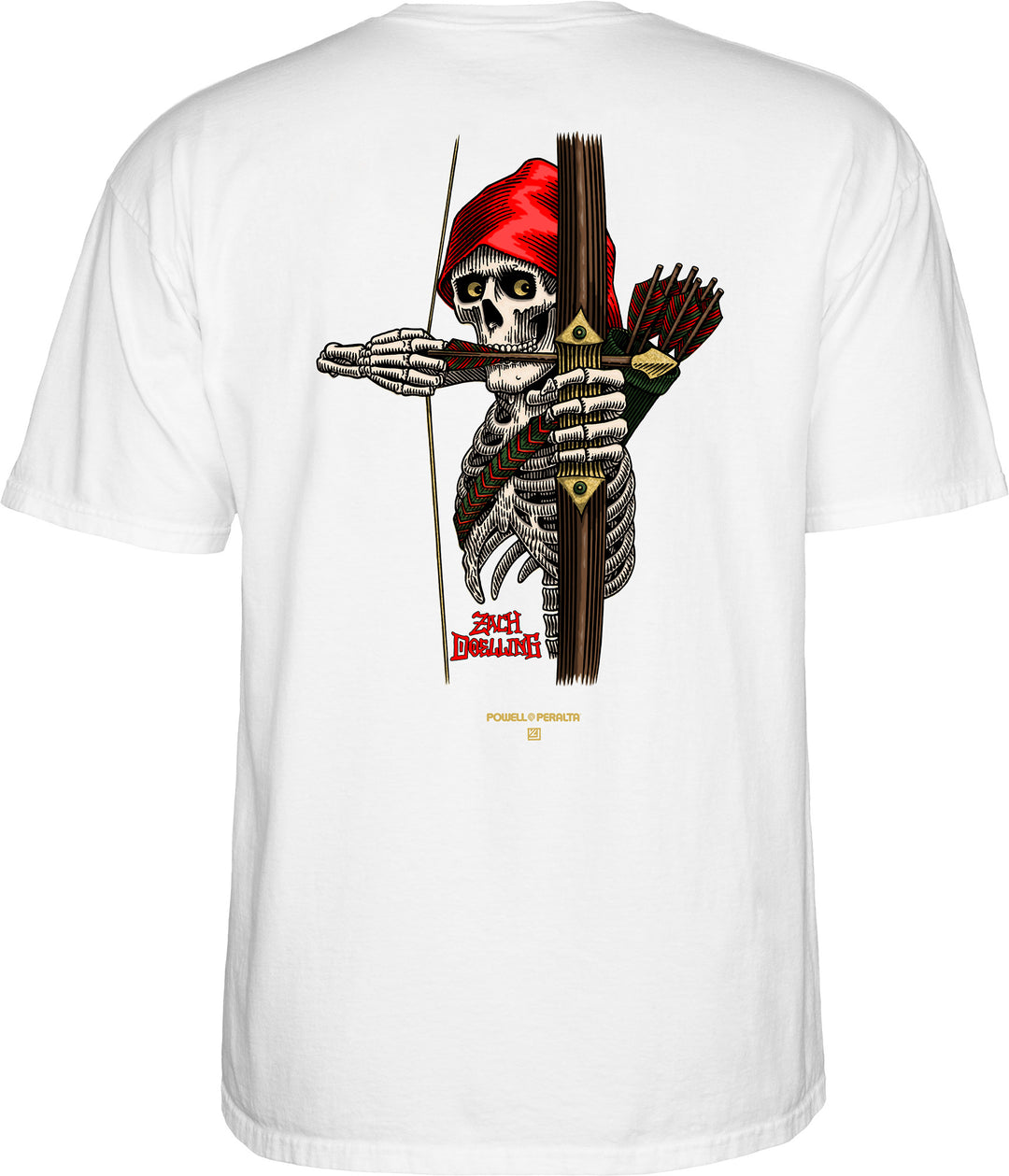 POWELL PERALTA Zach Doelling Archer T-SHIRT