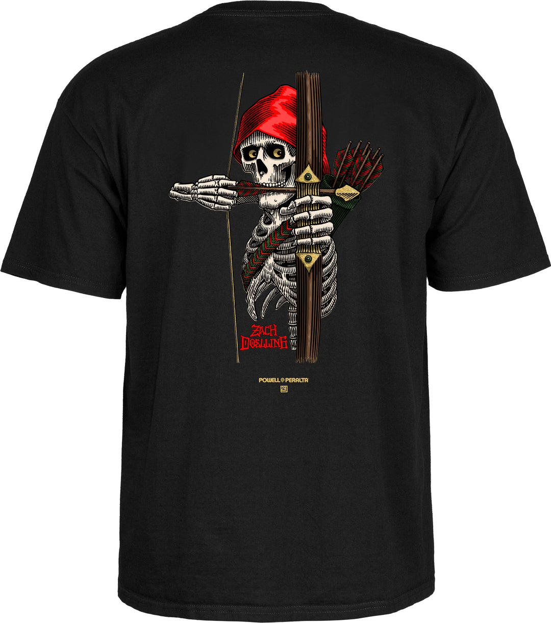 POWELL PERALTA Zach Doelling Archer T-SHIRT