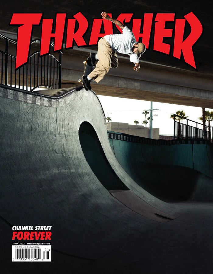 Cover Thrasher Mag Subscription THRASHER MAGAZINE NOVEMBER 2022