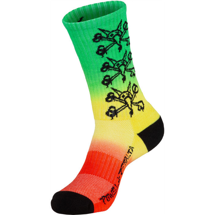 POWELL PERALTA VATO RAT BONES RASTA FADE SOCKS