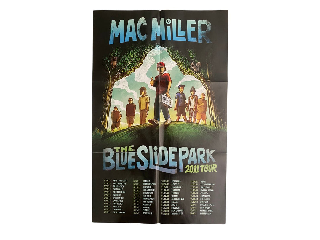 Mac Miller - Blue Slide Park (Clear w/ Blue & Yellow Splatter Colored Vinyl)