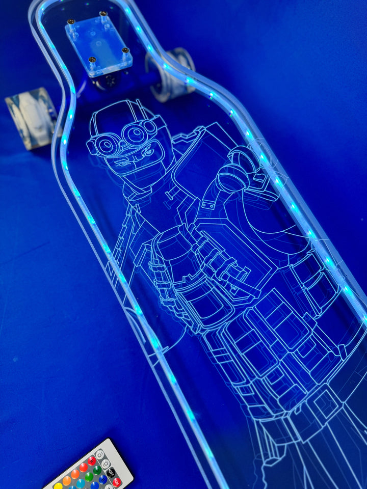 G.I. Joe x Everyone Skate x Ghost Boards Fire Fly Longboard