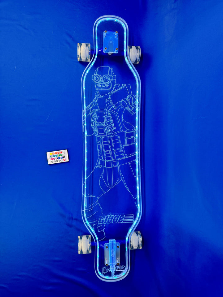 G.I. Joe x Everyone Skate x Ghost Boards Fire Fly Longboard