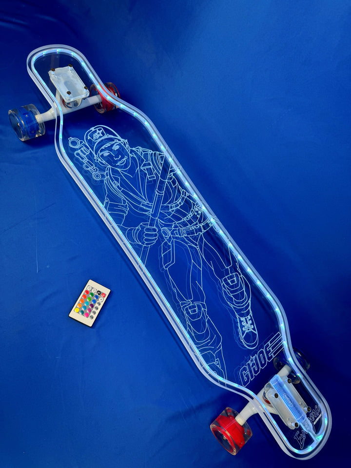 G.I. Joe x Everyone Skate x Ghost Boards Lady Jaye Longboard