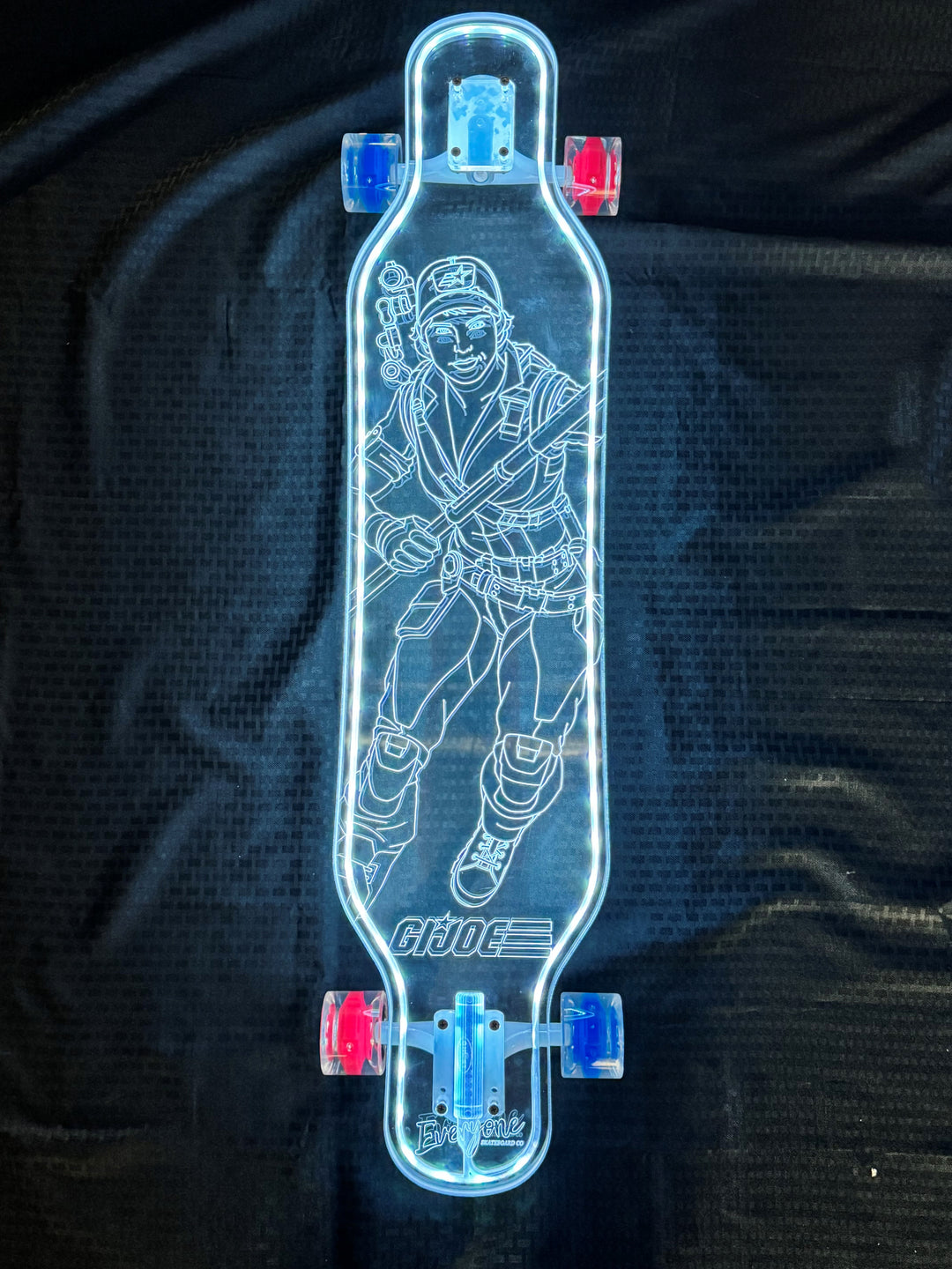 G.I. Joe x Everyone Skate x Ghost Boards Lady Jaye Longboard