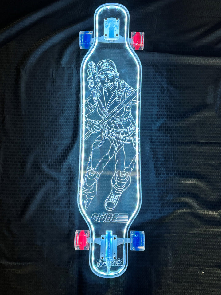 G.I. Joe x Everyone Skate x Ghost Boards Lady Jaye Longboard
