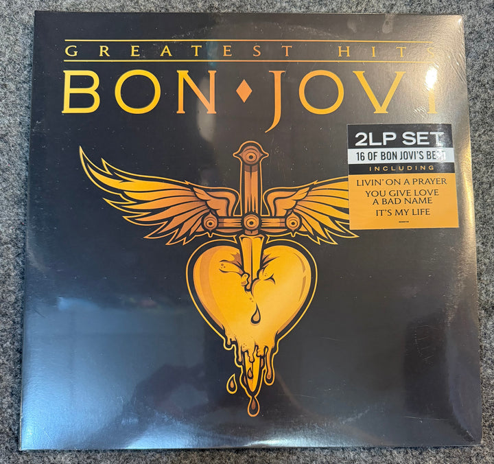 Bon Jovi - Greatest Hits Front Vinyl Record Cover