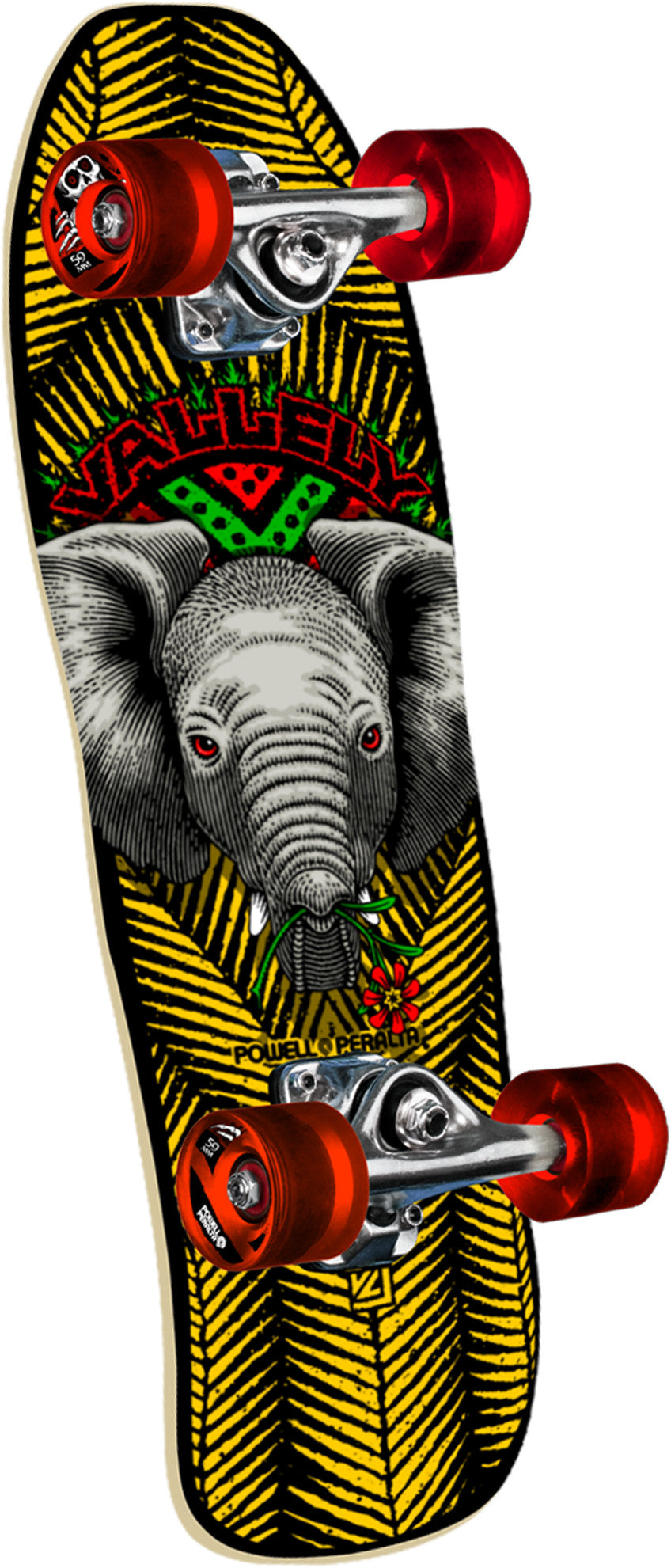Powell Peralta Vallely Baby Elephant [Autographed] 8" Mini Cruiser Complete Skateboard