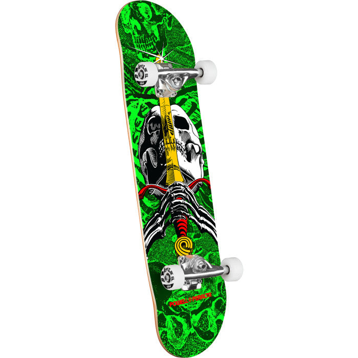 Powell Peralta Skull & Sword Green 8" Complete Skateboard