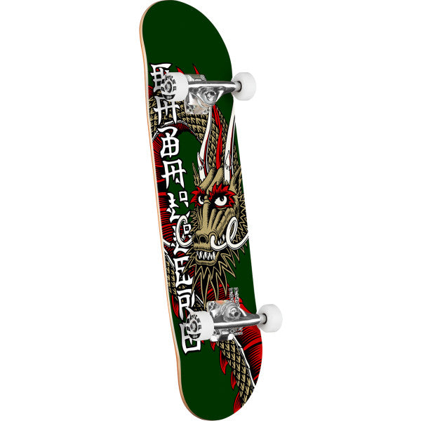 Powell Peralta Steve Caballero Ban This Green / Metallic Gold 7.5" Mini Complete Skateboard