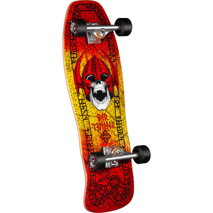 Powell Peralta Per Welinder Nordic Skull Red / Yellow Fade Complete Skateboard