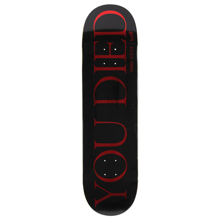 Welcome X Dark Souls You Died 8.5" Popsicle Skateboard Deck
