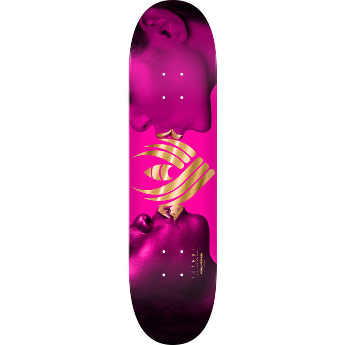 POWELL PERALTA Kiss Pink/Gold Foil 8.25" FLIGHT® SKATEBOARD DECK
