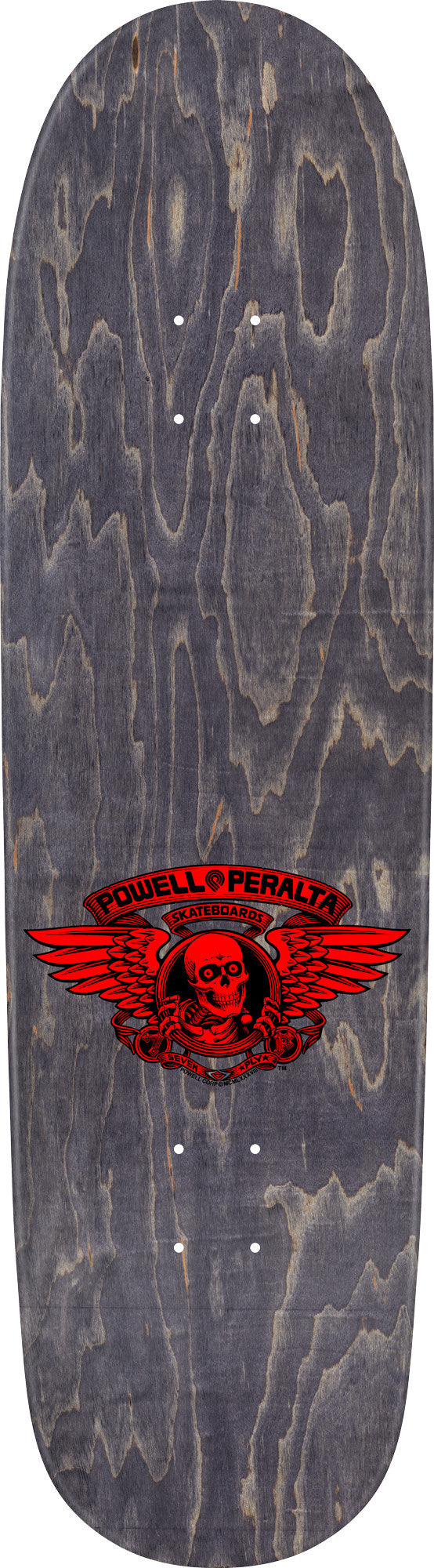 Powell Peralta Hot Rod Flames Light Blue Foil 9.375" Skateboard Deck