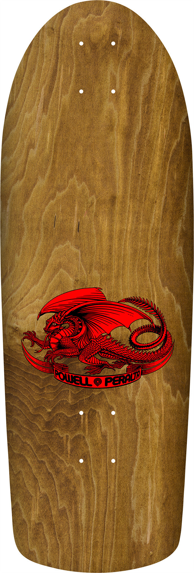 Powell Peralta OG Ripper Checker Brown Veneer 10 deck bottom