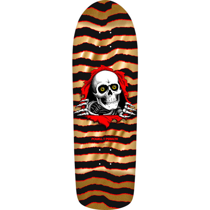 Powell Peralta Ripper Gold Foil 9.89" Skateboard Deck