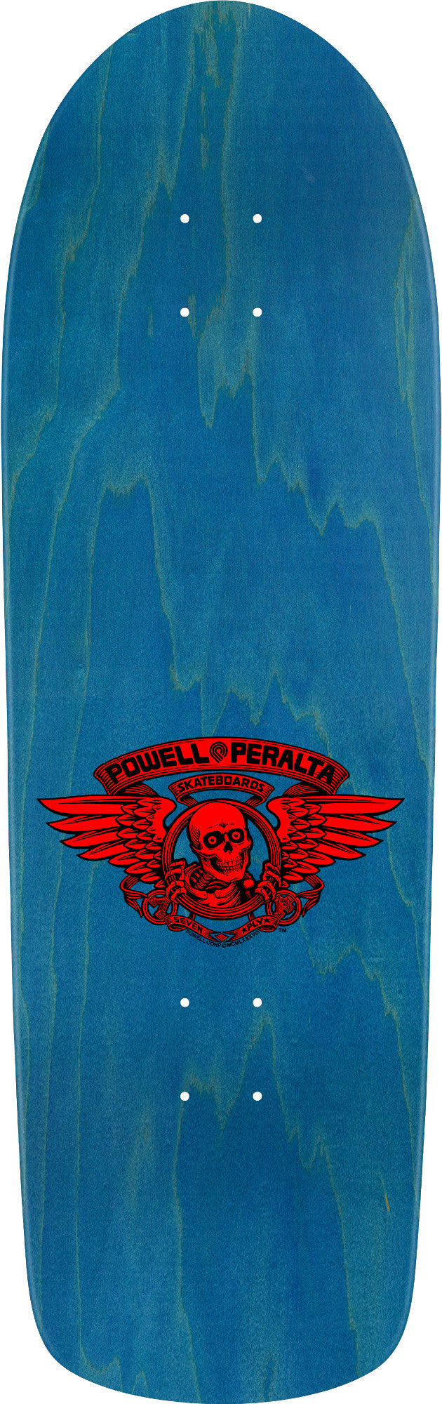 *Pre-Order* POWELL PERALTA "OLD SCHOOL RIPPER" AQUA FOIL 10" SKATEBOARD DECK