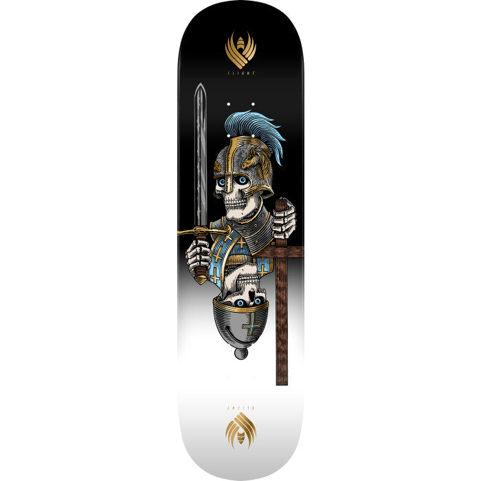 Powell Peralta Dan Corrigan Chess Skull Gold Foil FLIGHT 8.42" Skateboard Deck