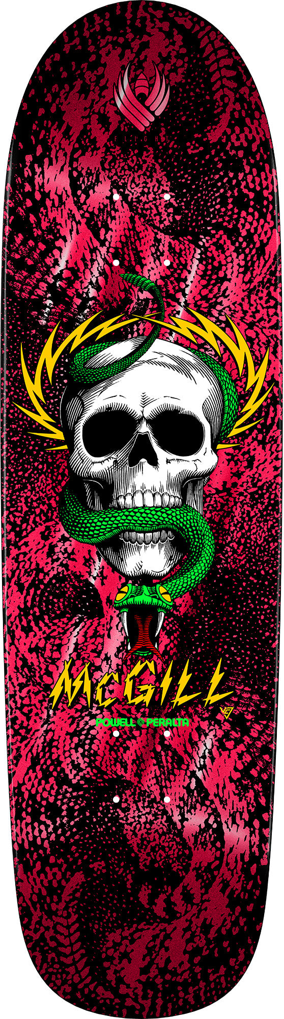 Powell Peralta McGill Skull and Snake Red Foil Flight 9.01" Skateboard Deck