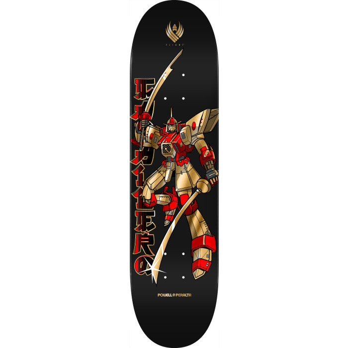 *Pre-Order* Powell Peralta Caballero Gundam Black Gold Foil 8.5" Flight Skateboard Deck