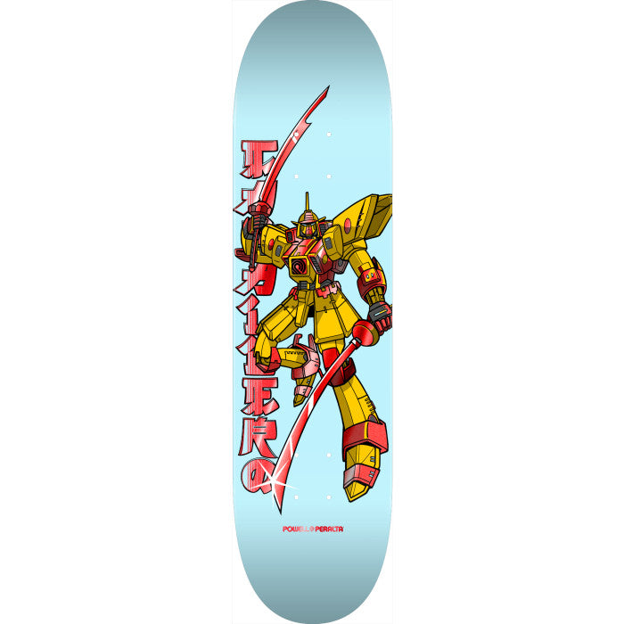 POWELL PERALTA CABALLERO GUNDAM LIGHT BLUE RED FOIL 8.5" SKATEBOARD DECK