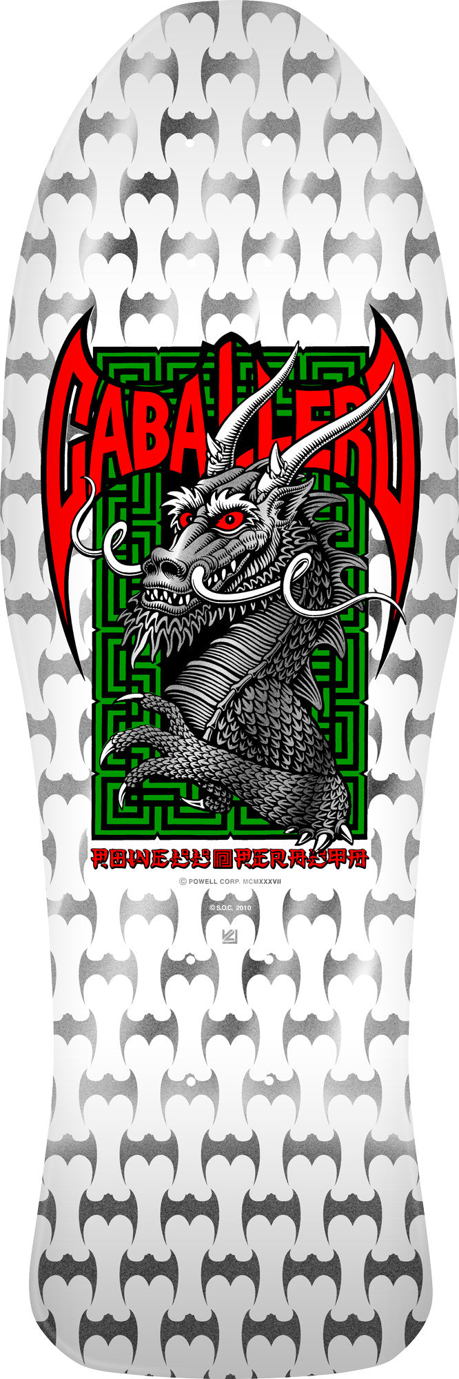 *Pre-Order* Powell Peralta Steve Caballero DNB Bones Brigade Series 17 White Skateboard Deck