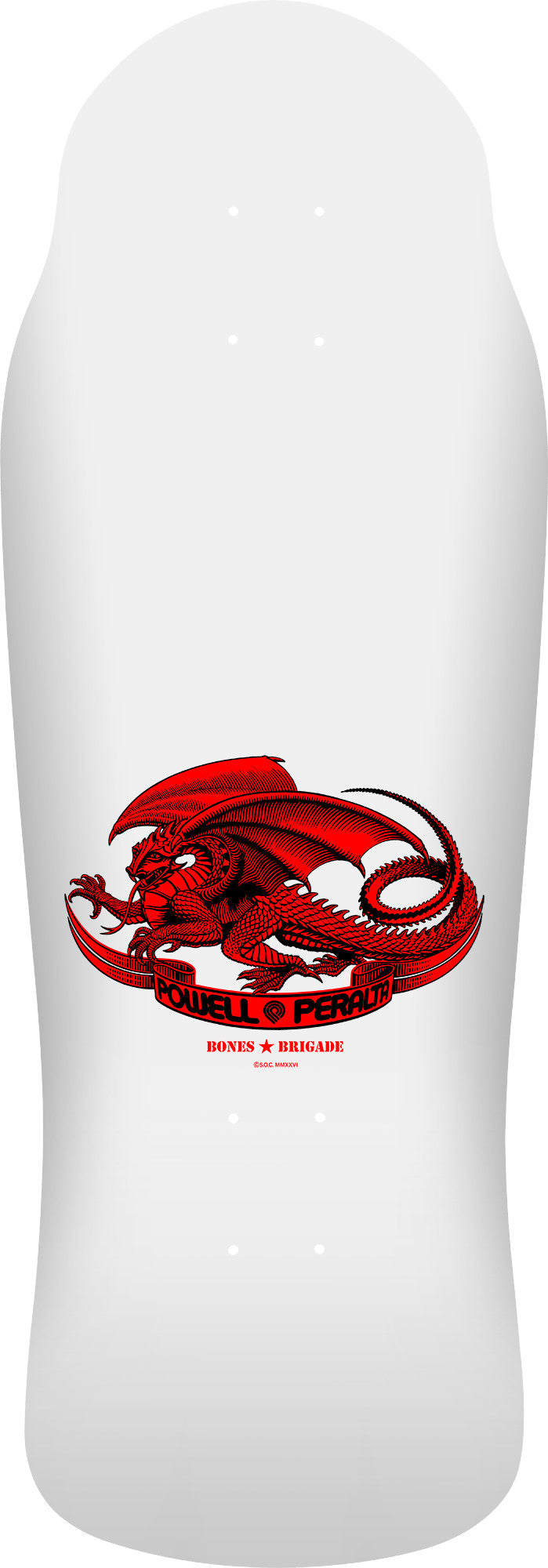 *Pre-Order* Powell Peralta Tony Hawk Skull Bones Brigade Series 17 White Skateboard Deck