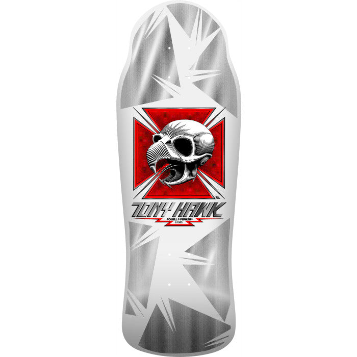 *Pre-Order* Powell Peralta Tony Hawk Skull Bones Brigade Series 17 White Skateboard Deck