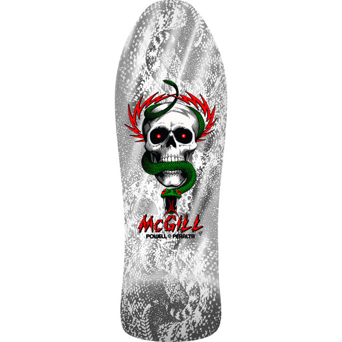 *Pre-Order* Powell Peralta Mike McGill Skull Snake Bones Brigade Series 17 White Skateboard Deck
