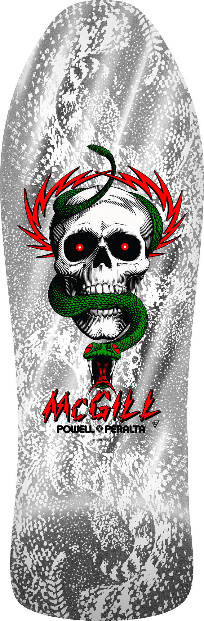 *Pre-Order* Powell Peralta Mike McGill Skull Snake Bones Brigade Series 17 White Skateboard Deck