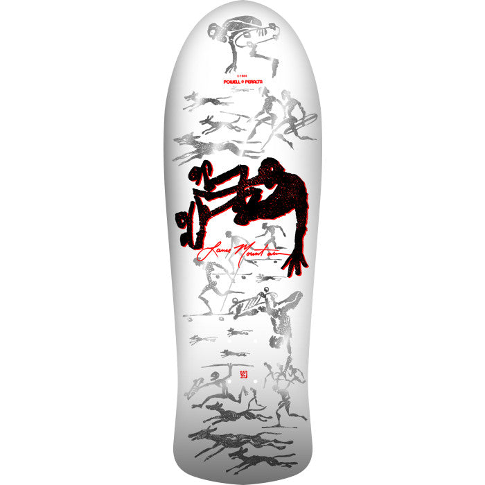 *Pre-Order* Powell Peralta Lance Mountain Future Primitive Bone Brigade 17 White Skateboard Deck
