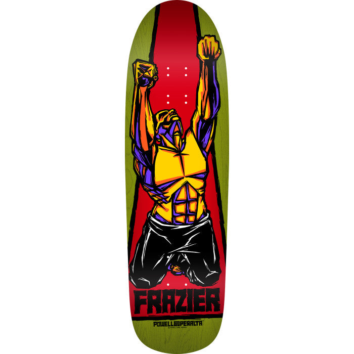 Powell Peralta Mike Fraizer Yellow Man 9.5" Green Stain Complete Skateboard