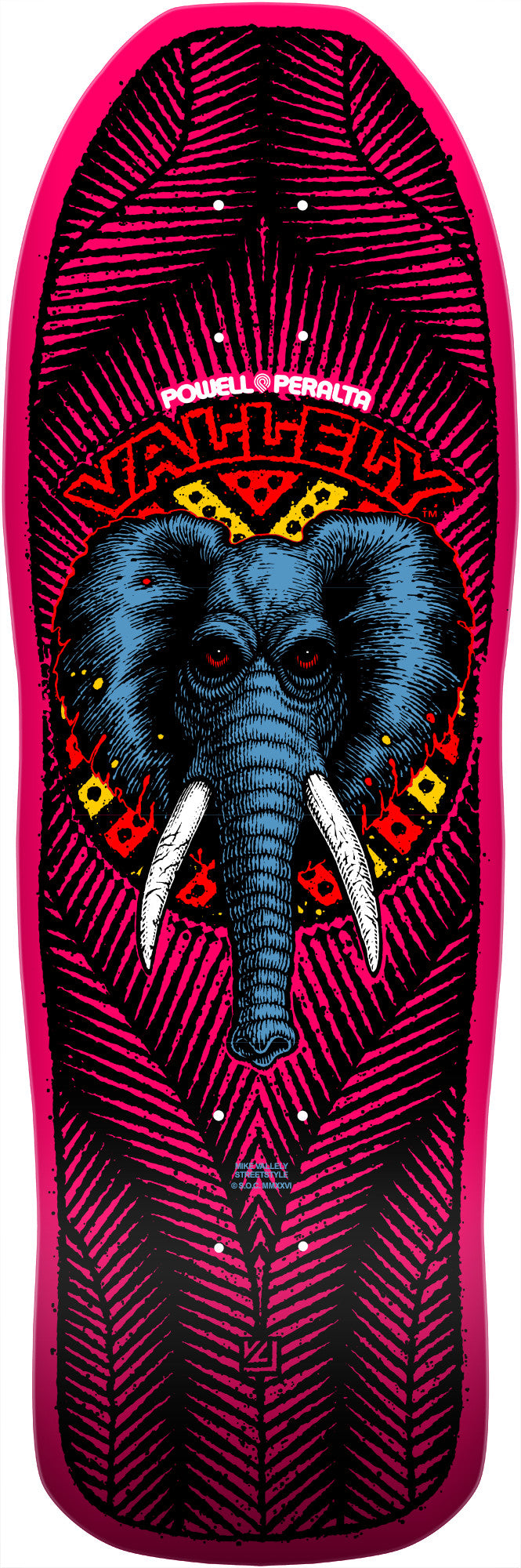 *Pre-Order* Powell Peralta Mike Vallely Elephant Pink 9.85" Skateboard Deck
