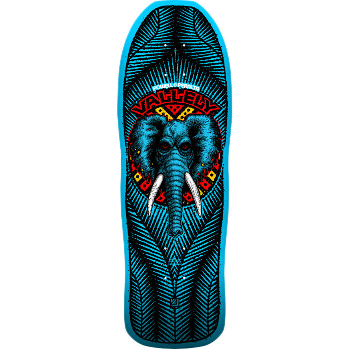 *Pre-Order* Powell Peralta Mike Vallely Elephant Blue [Autographed] Skateboard Deck