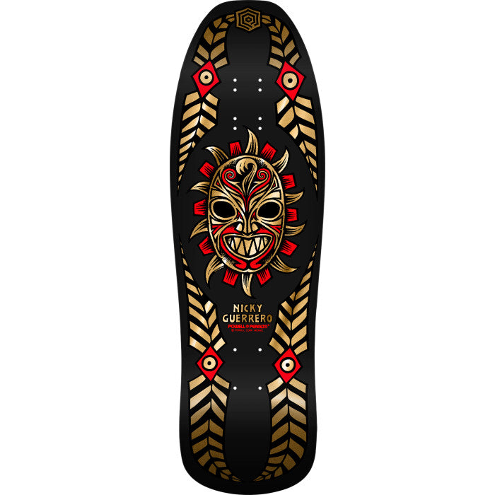 Powell Peralta Nicky Guerrero Mask Gold Foil Skateboard Deck