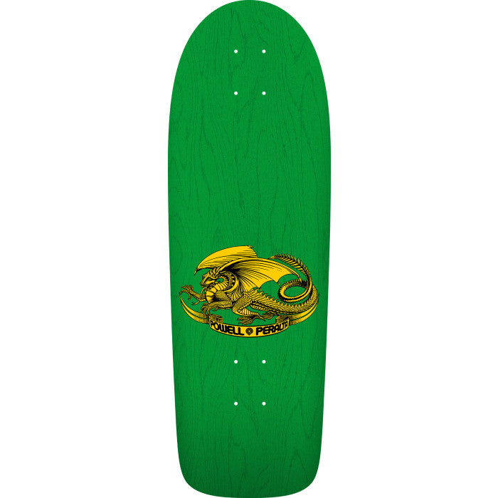 Powell Peralta Rodriguez Skull and Sword OG Green Stain 10" Skateboard Deck