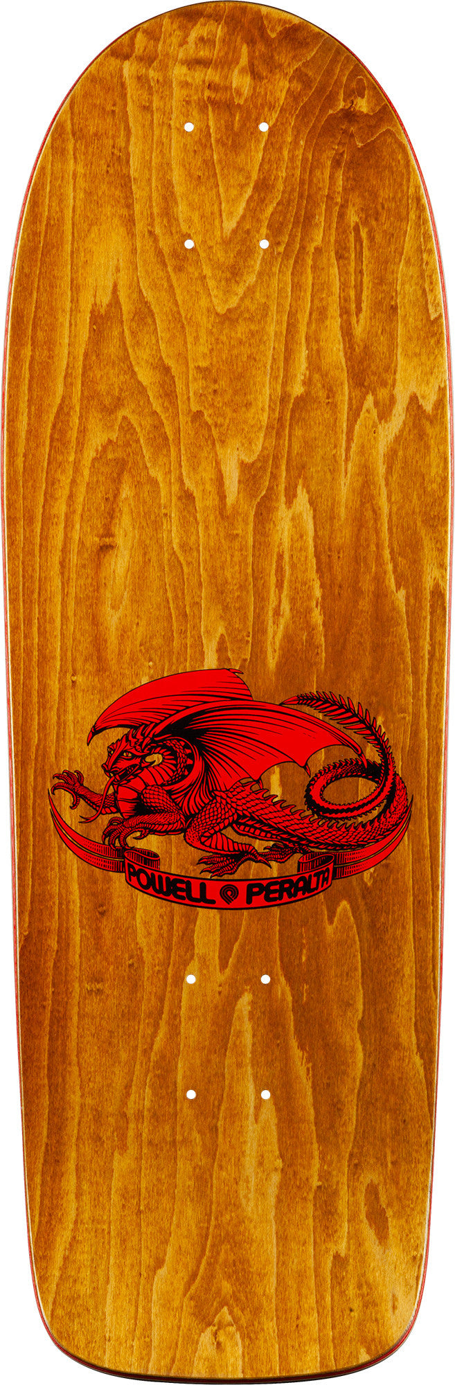 Powell Peralta Rodriguez Skull and Sword OG Brown Stain 10" Skateboard Deck
