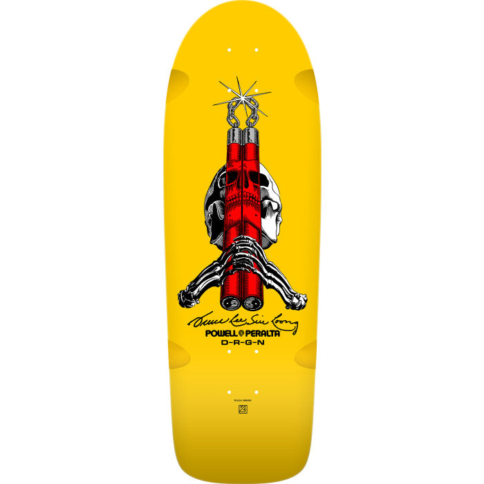 Powell Peralta x Bruce Lee "Skull & Nunchucks" 10" Skateboard Deck